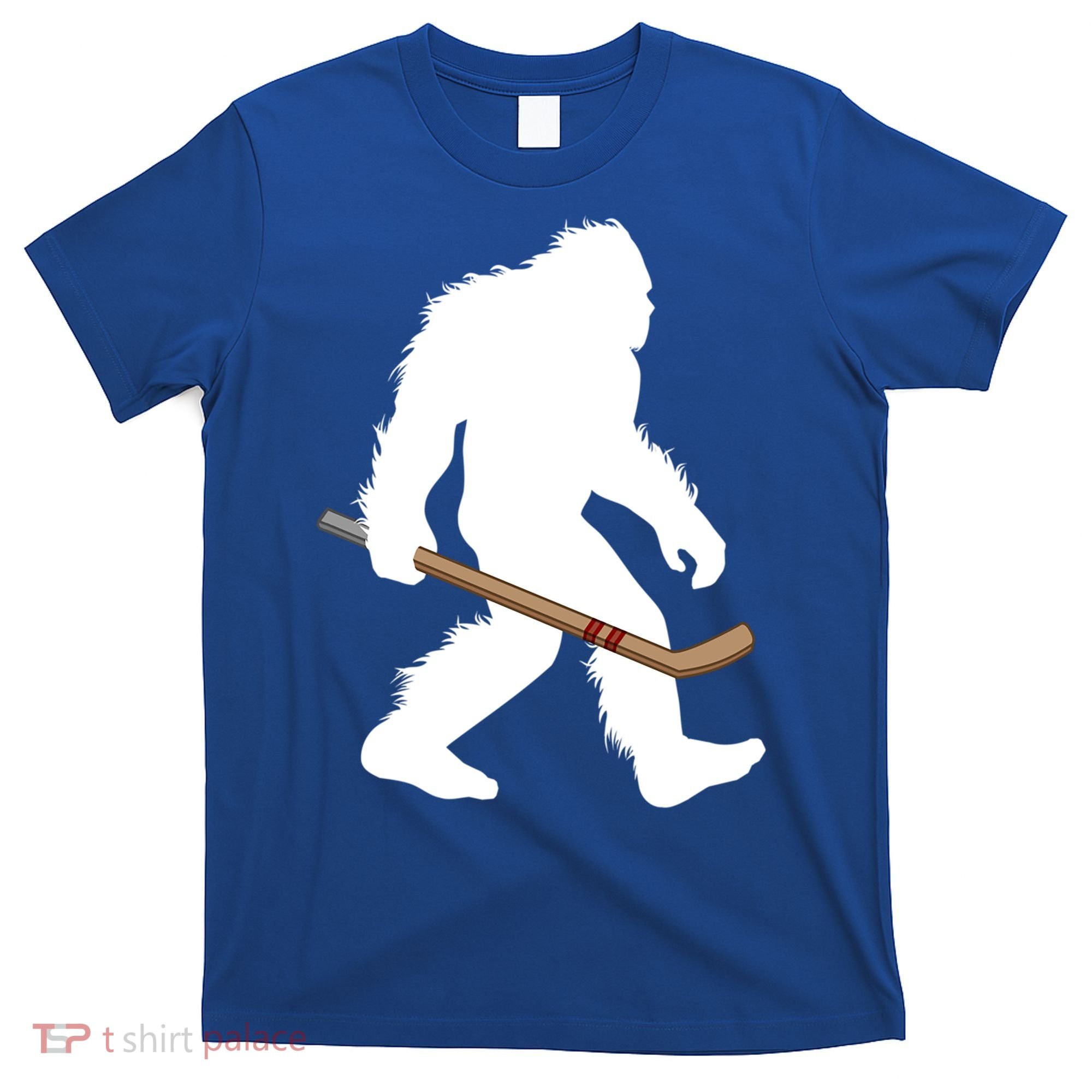 Bigfoot Hockey Cryptid Sasquatch Sport Player Gift T-Shirt