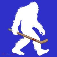 Bigfoot Hockey Cryptid Sasquatch Sport Player Gift Polo thumb 2