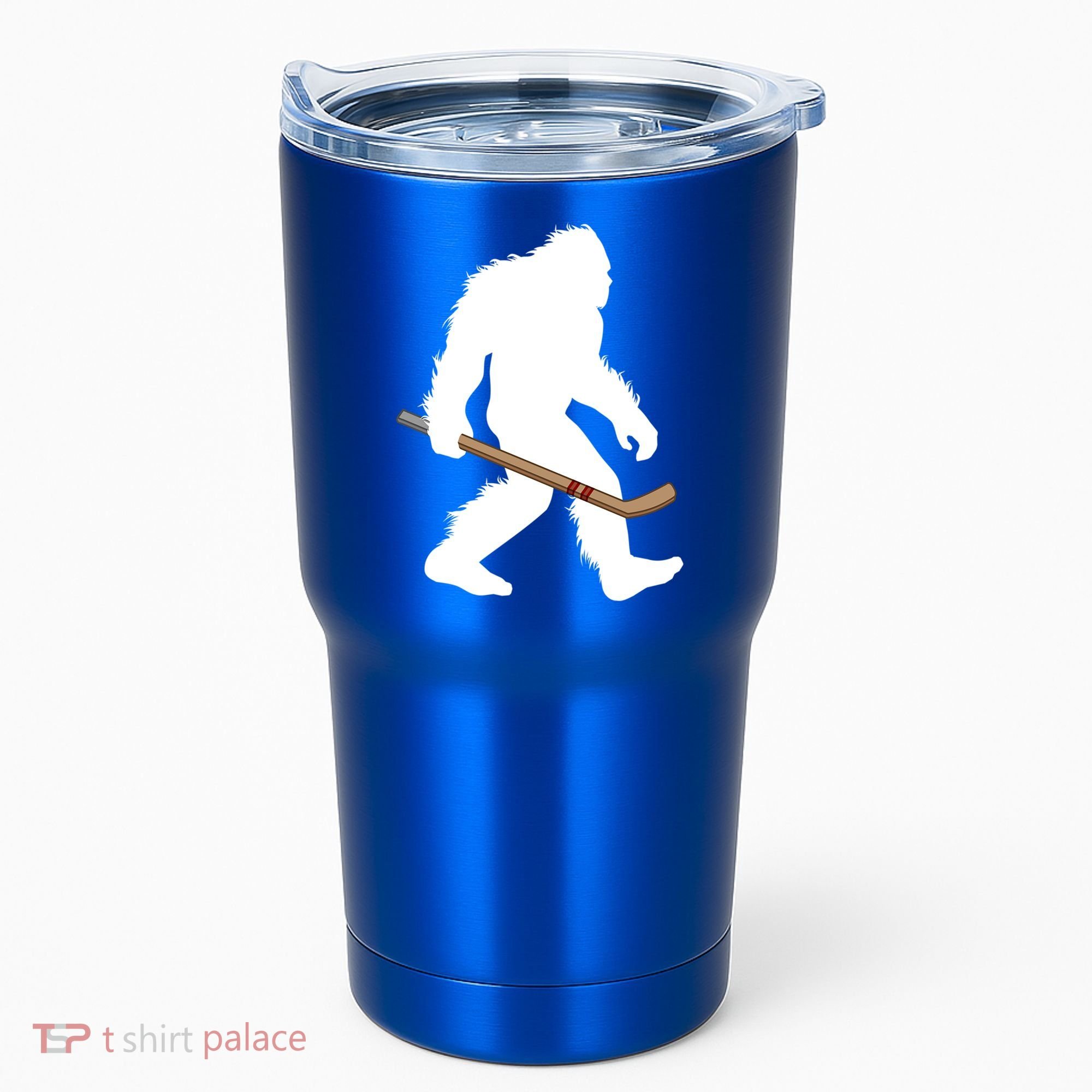 Bigfoot Hockey Cryptid Sasquatch Sport Player Gift Tumbler