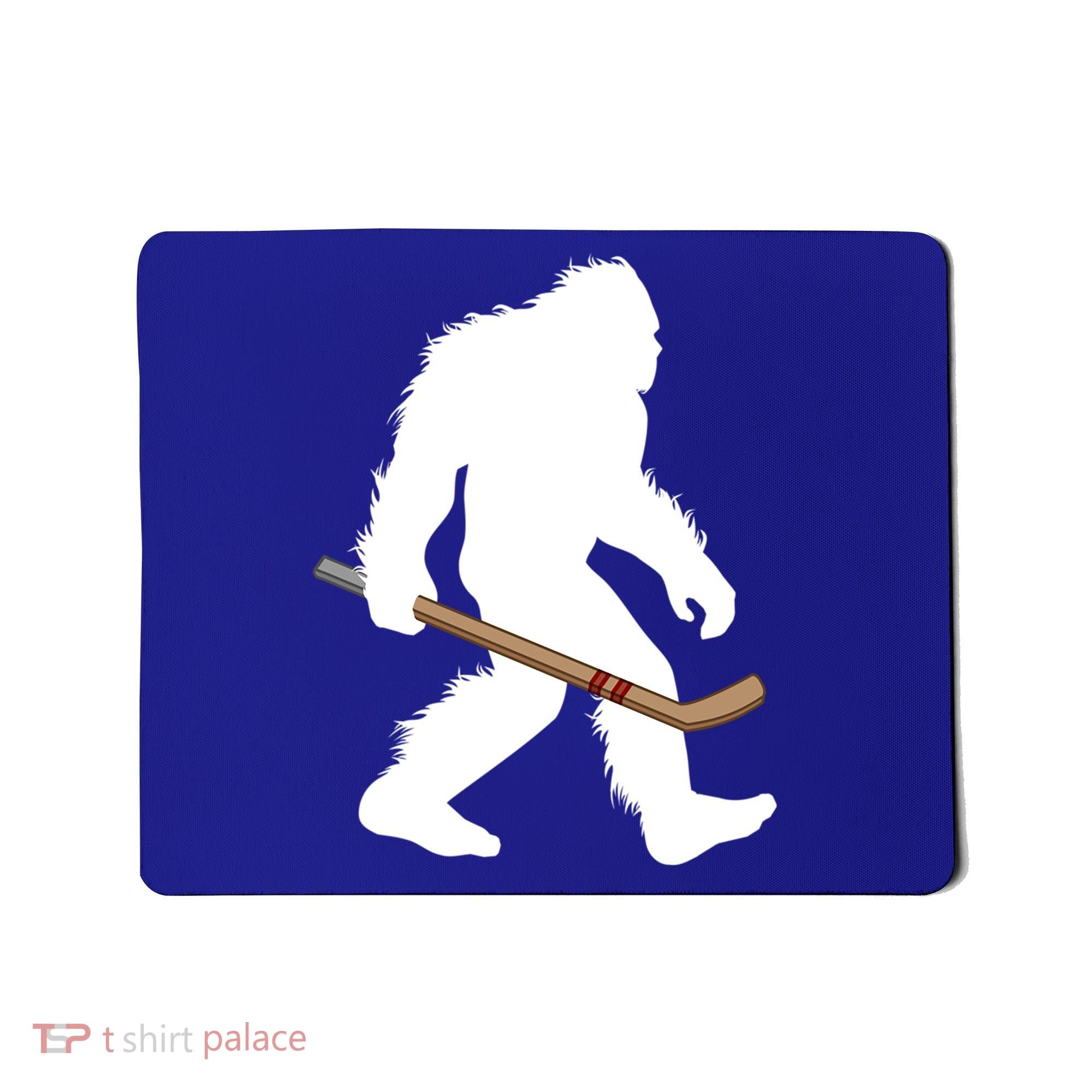 Bigfoot Hockey Cryptid Sasquatch Sport Player Gift Mousepad