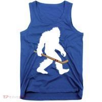 Bigfoot Hockey Cryptid Sasquatch Sport Player Gift Tank Top thumb 0