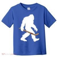Bigfoot Hockey Cryptid Sasquatch Sport Player Gift Toddler T-Shirt thumb 0