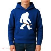 Bigfoot Hockey Cryptid Sasquatch Sport Player Gift Kids Hoodie thumb 4