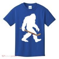 Bigfoot Hockey Cryptid Sasquatch Sport Player Gift Kids T-Shirt thumb 0
