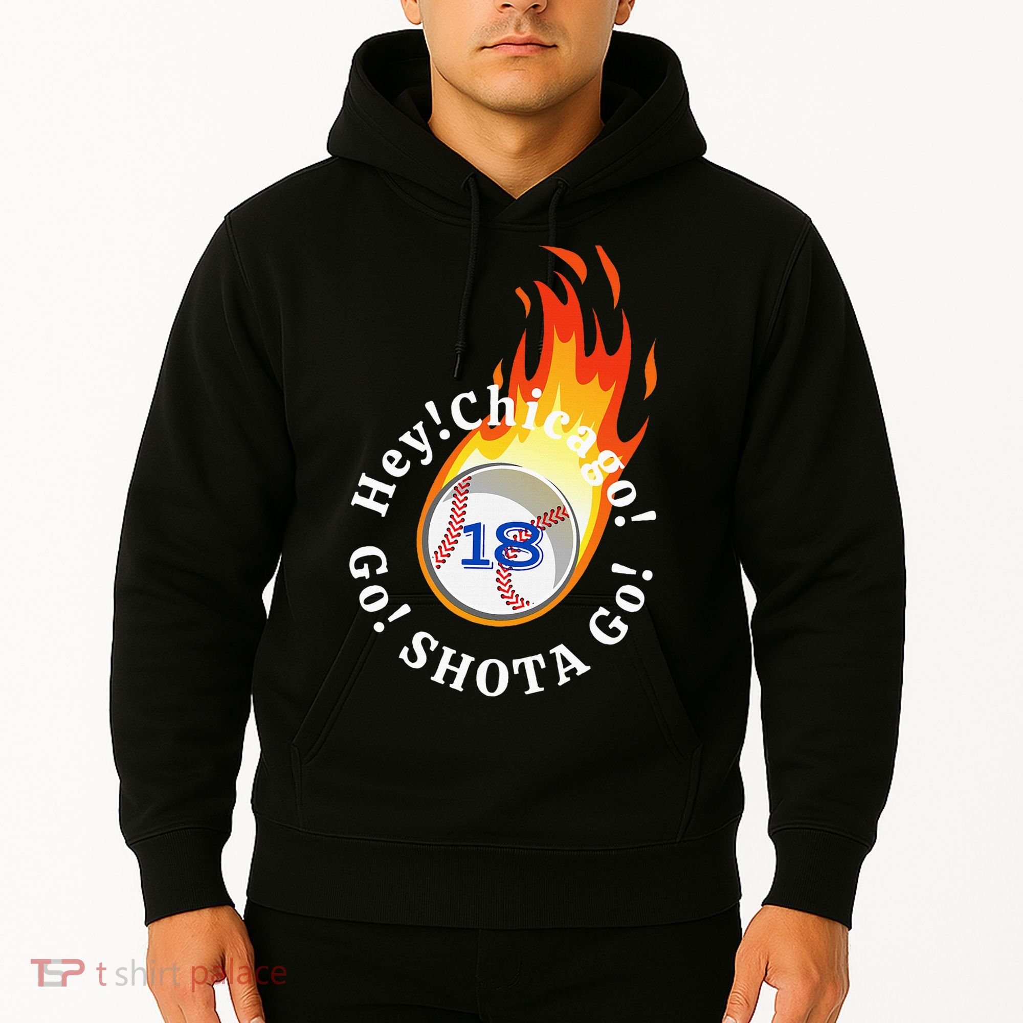 Baseball. Hey! Chicago!. Go! Shota Go! Imanaga Hoodie