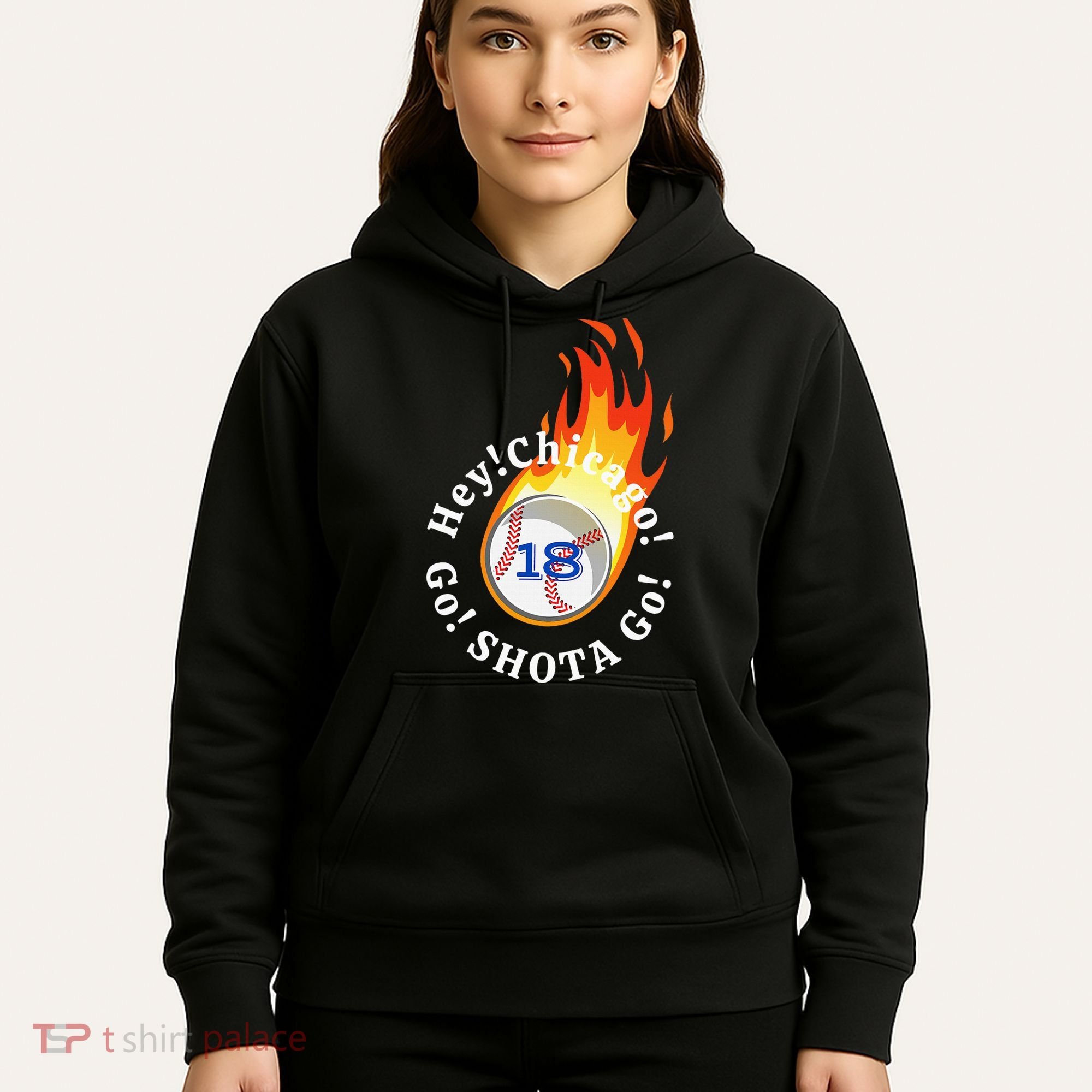 Baseball. Hey! Chicago!. Go! Shota Go! Imanaga Hoodie