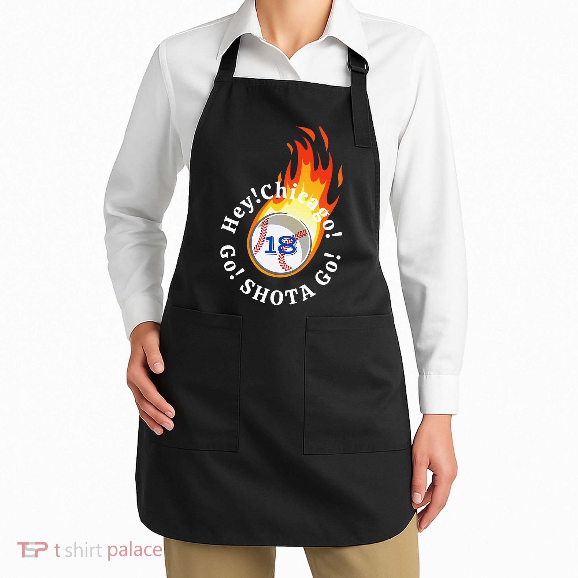 Baseball. Hey! Chicago!. Go! Shota Go! Imanaga Apron