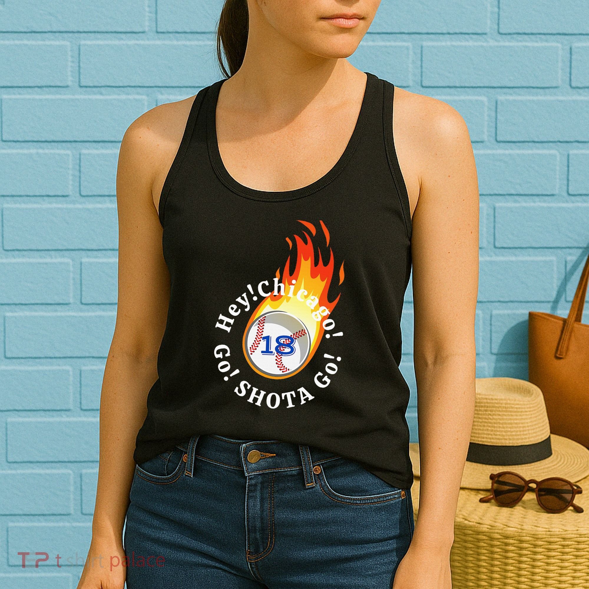 Baseball. Hey! Chicago!. Go! Shota Go! Imanaga Women's Tank Top