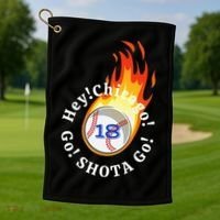 Baseball. Hey! Chicago!. Go! Shota Go! Imanaga Golf Towel thumb 1