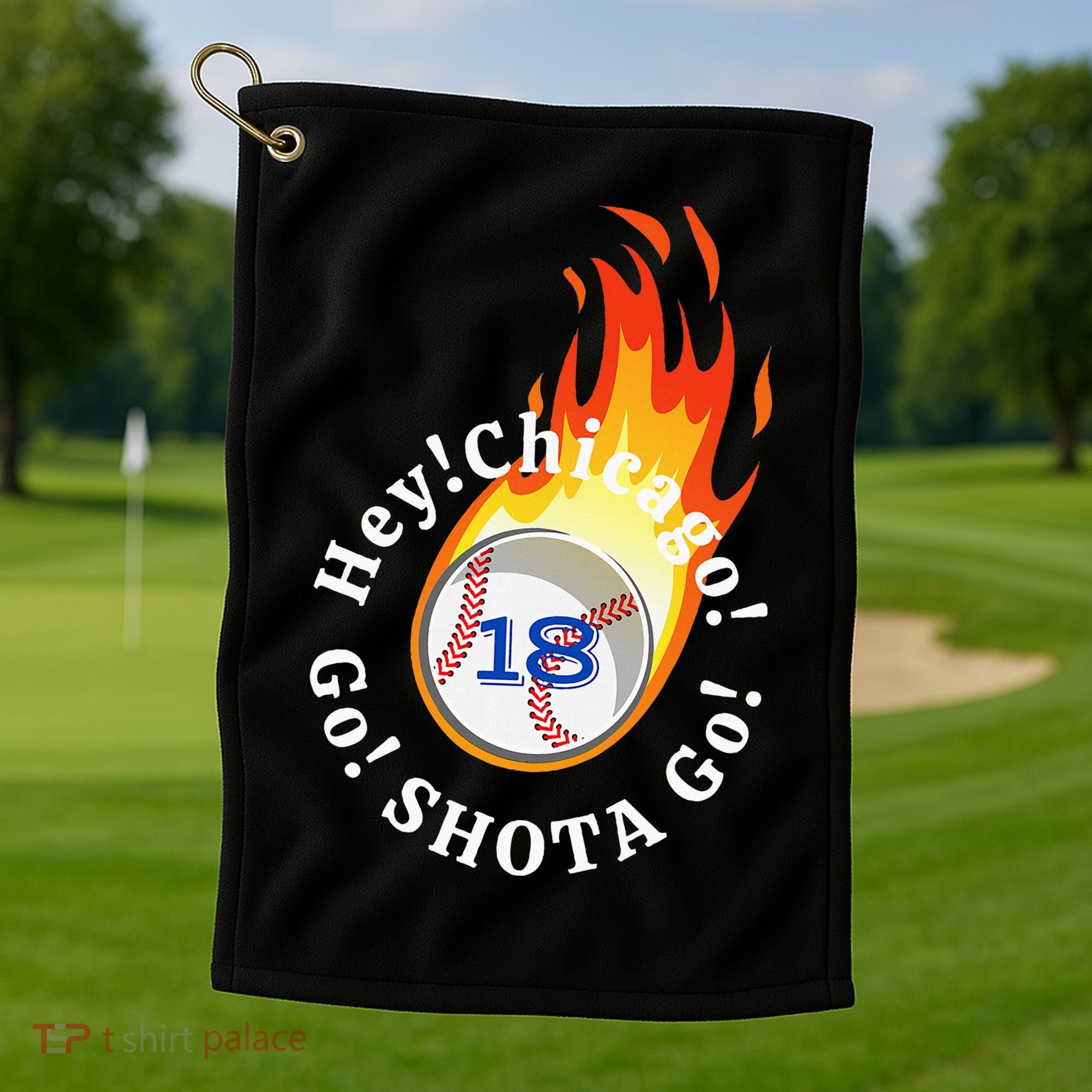 Baseball. Hey! Chicago!. Go! Shota Go! Imanaga Golf Towel