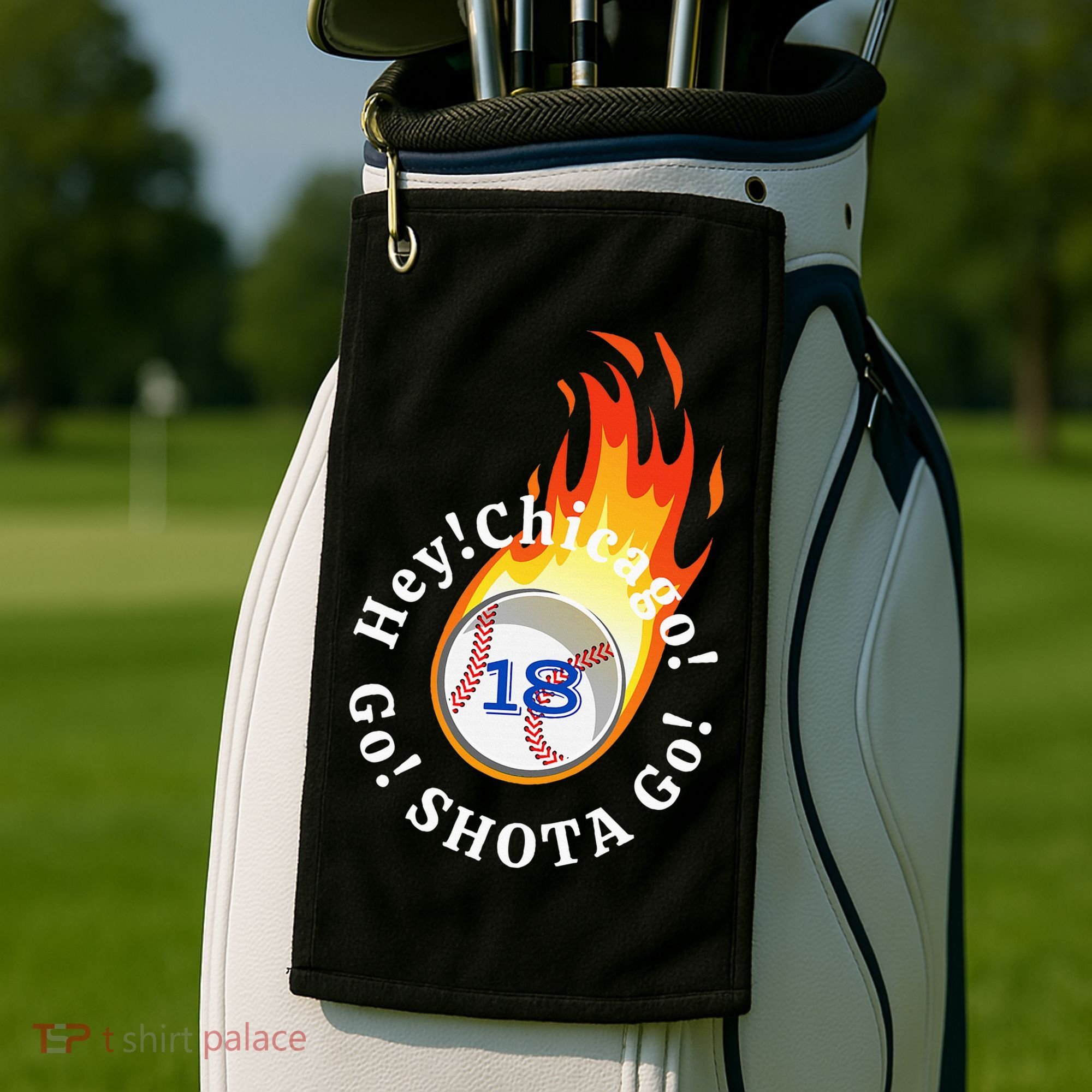 Baseball. Hey! Chicago!. Go! Shota Go! Imanaga Golf Towel