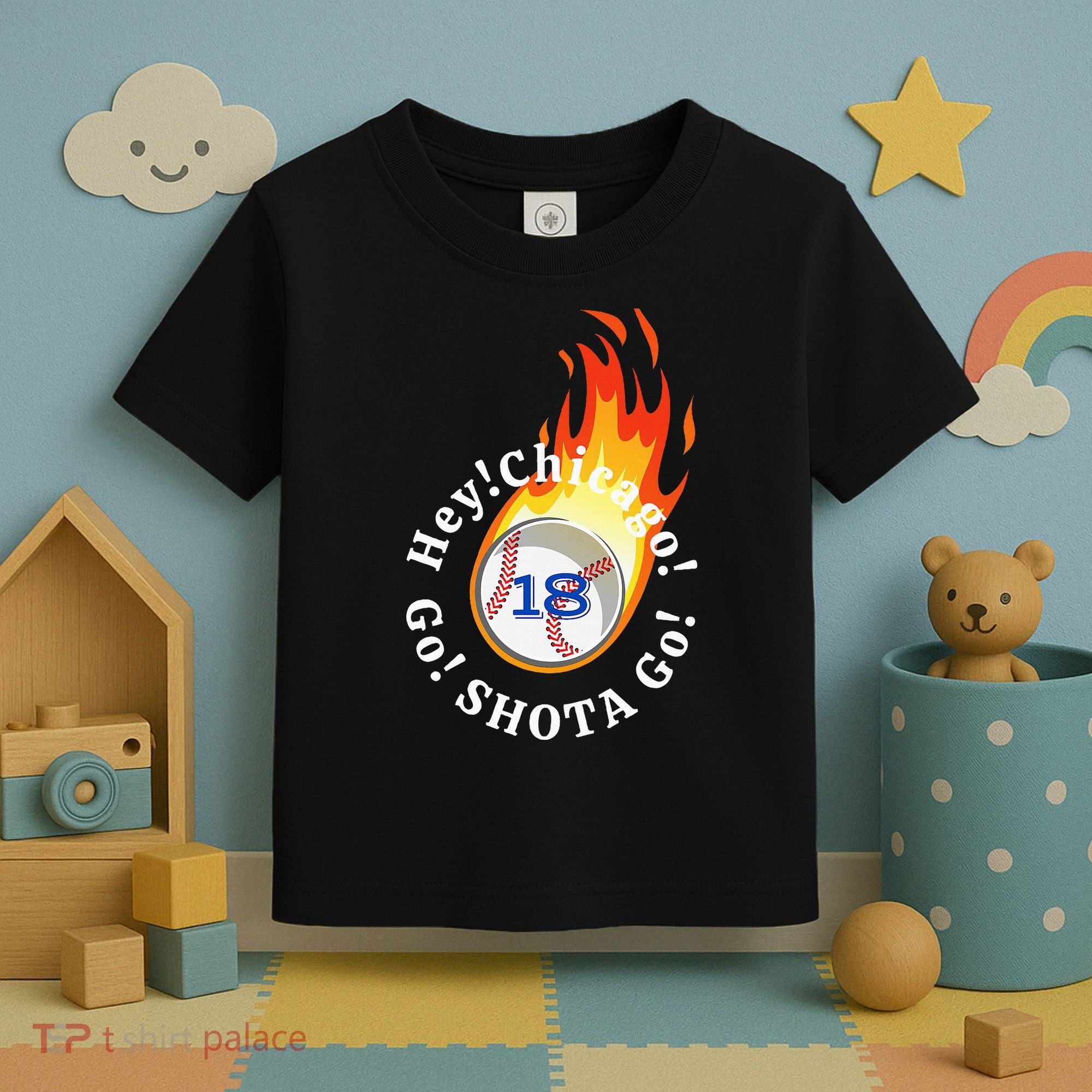 Baseball. Hey! Chicago!. Go! Shota Go! Imanaga Toddler T-Shirt