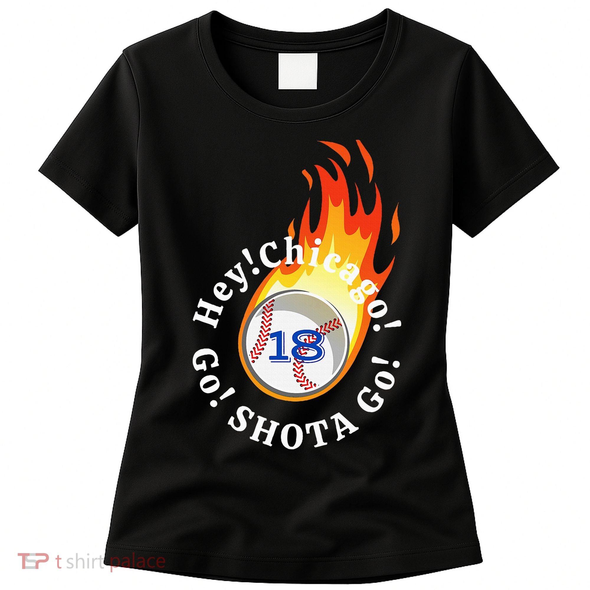 Baseball. Hey! Chicago!. Go! Shota Go! Imanaga Women's T-Shirt