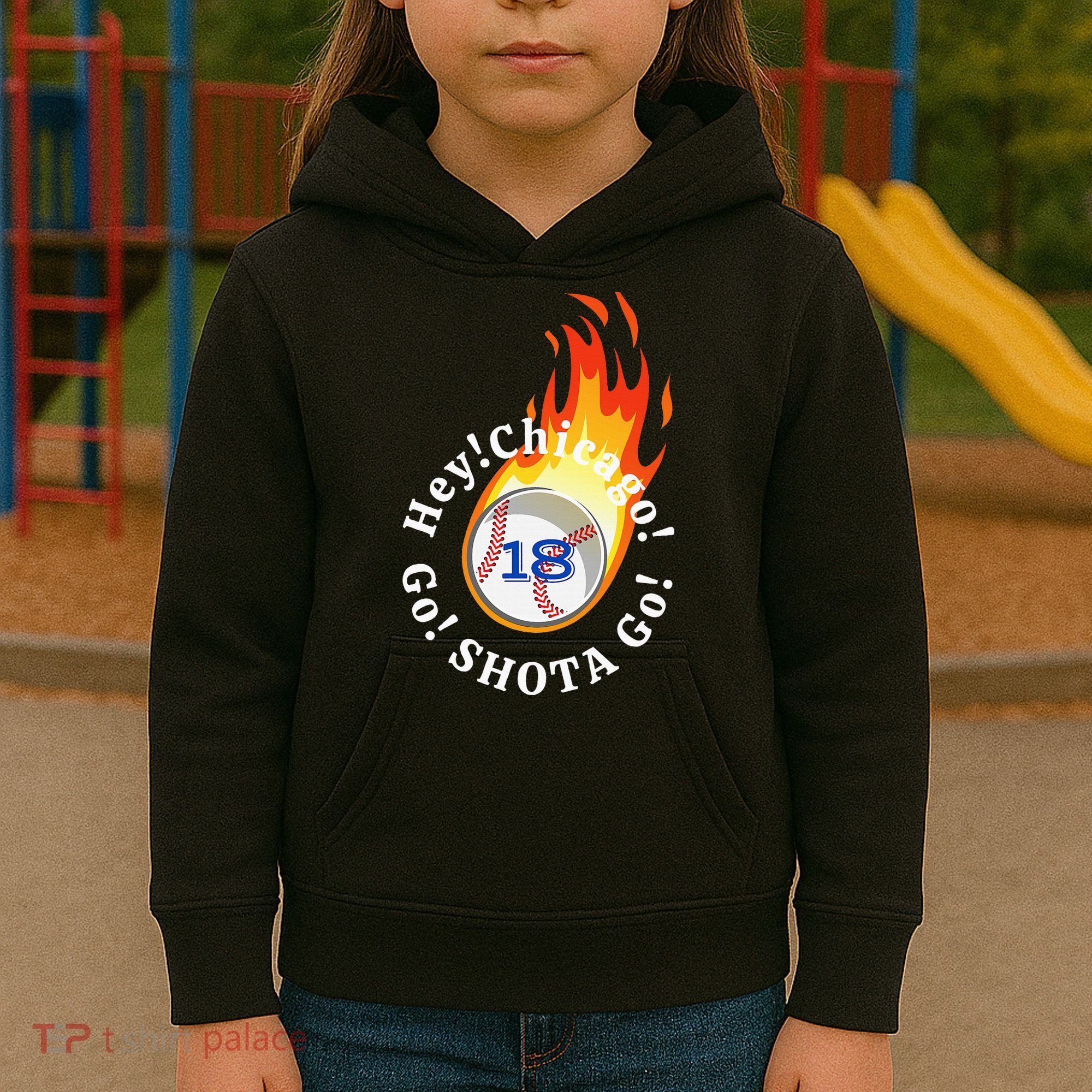 Baseball. Hey! Chicago!. Go! Shota Go! Imanaga Kids Hoodie