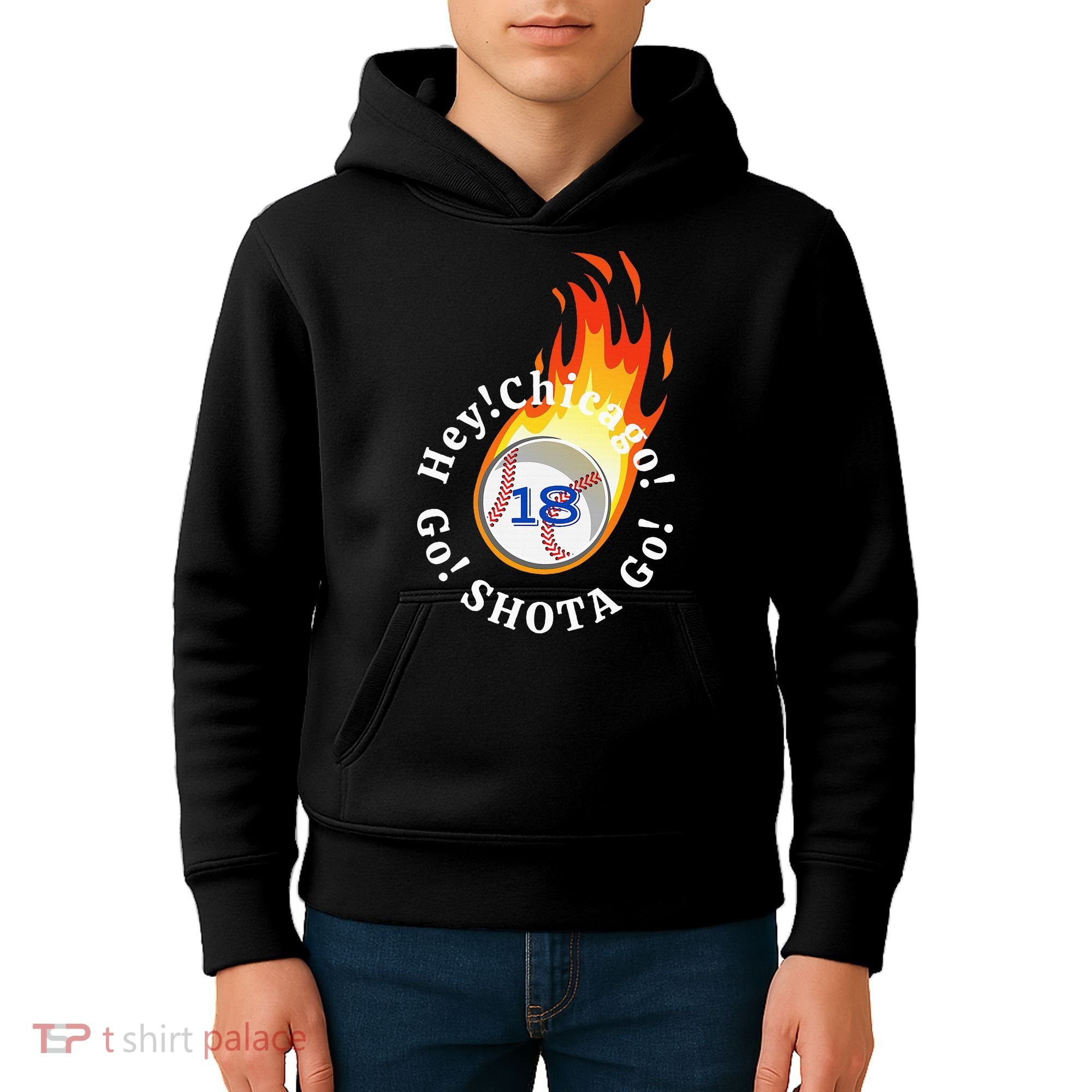 Baseball. Hey! Chicago!. Go! Shota Go! Imanaga Kids Hoodie
