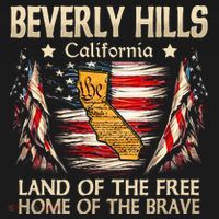 Beverly Hills California Usa Flag 4th Of July T-Shirt thumb 7