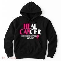 Breast He Can Heal Cancer For God Nothing Is Impossible Hoodie thumb 0