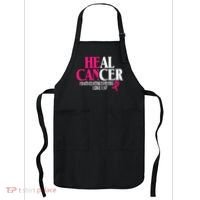 Breast He Can Heal Cancer For God Nothing Is Impossible Apron thumb 0