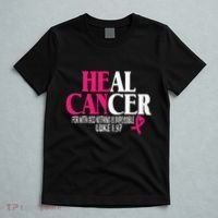 Breast He Can Heal Cancer For God Nothing Is Impossible T-Shirt thumb 5