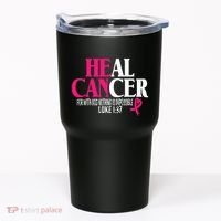 Breast He Can Heal Cancer For God Nothing Is Impossible Tumbler thumb 0