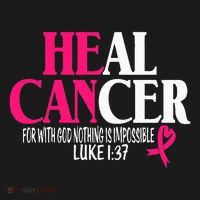 Breast He Can Heal Cancer For God Nothing Is Impossible Mousepad thumb 1