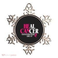 Breast He Can Heal Cancer For God Nothing Is Impossible Ornament thumb 0
