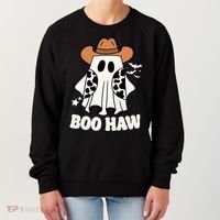 Boo Haw Country Ghost Funny Halloween Women's Sweatshirt thumb 0