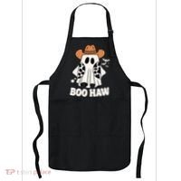 Boo Haw Country Ghost Funny Halloween Apron thumb 0