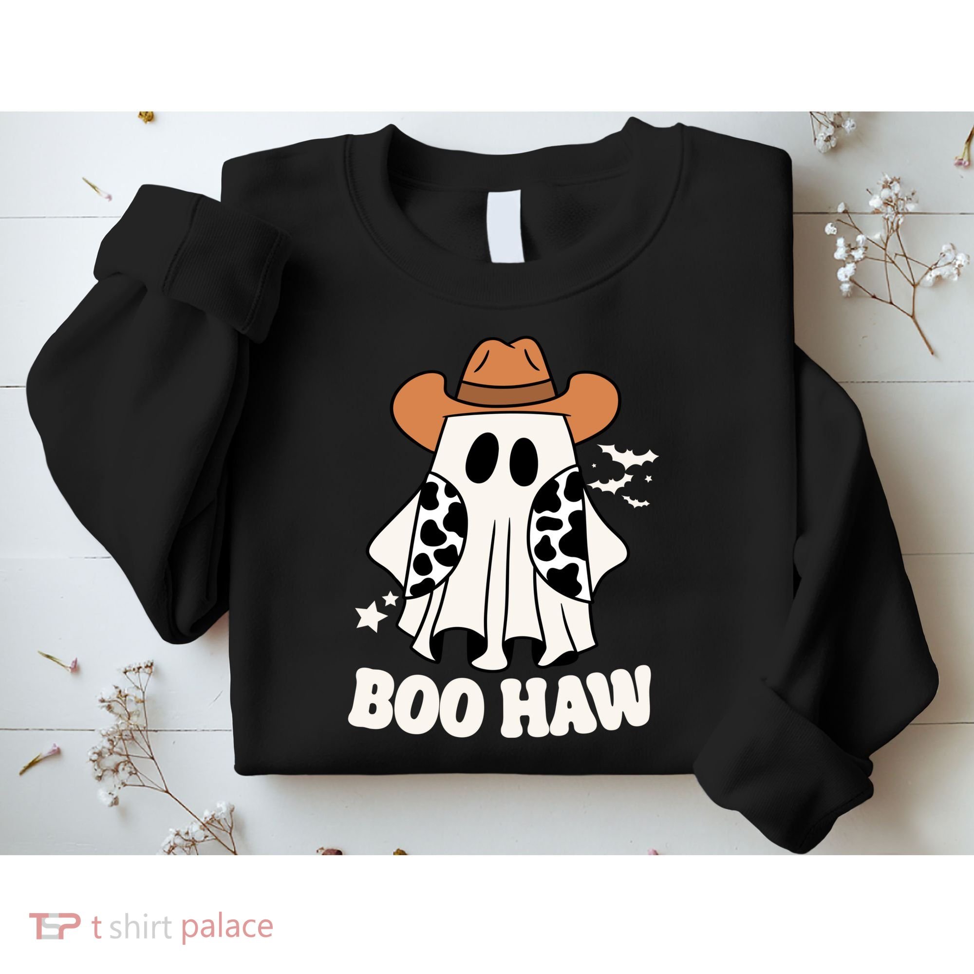 Boo Haw Country Ghost Funny Halloween Sweatshirt
