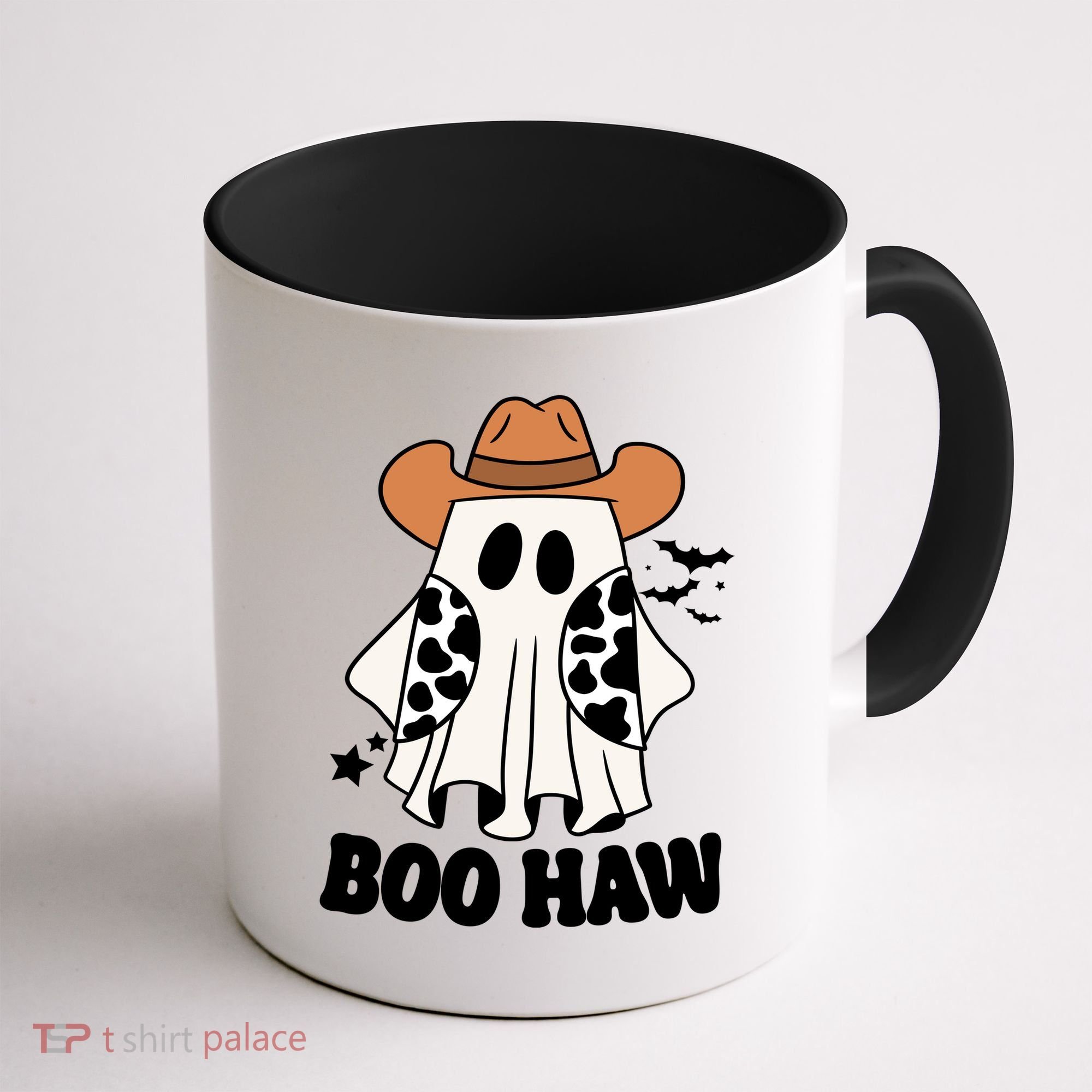 Boo Haw Country Ghost Funny Halloween Coffee Mug