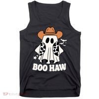 Boo Haw Country Ghost Funny Halloween Tank Top thumb 0