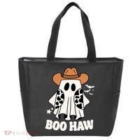 Boo Haw Country Ghost Funny Halloween Tote Bag thumb 0