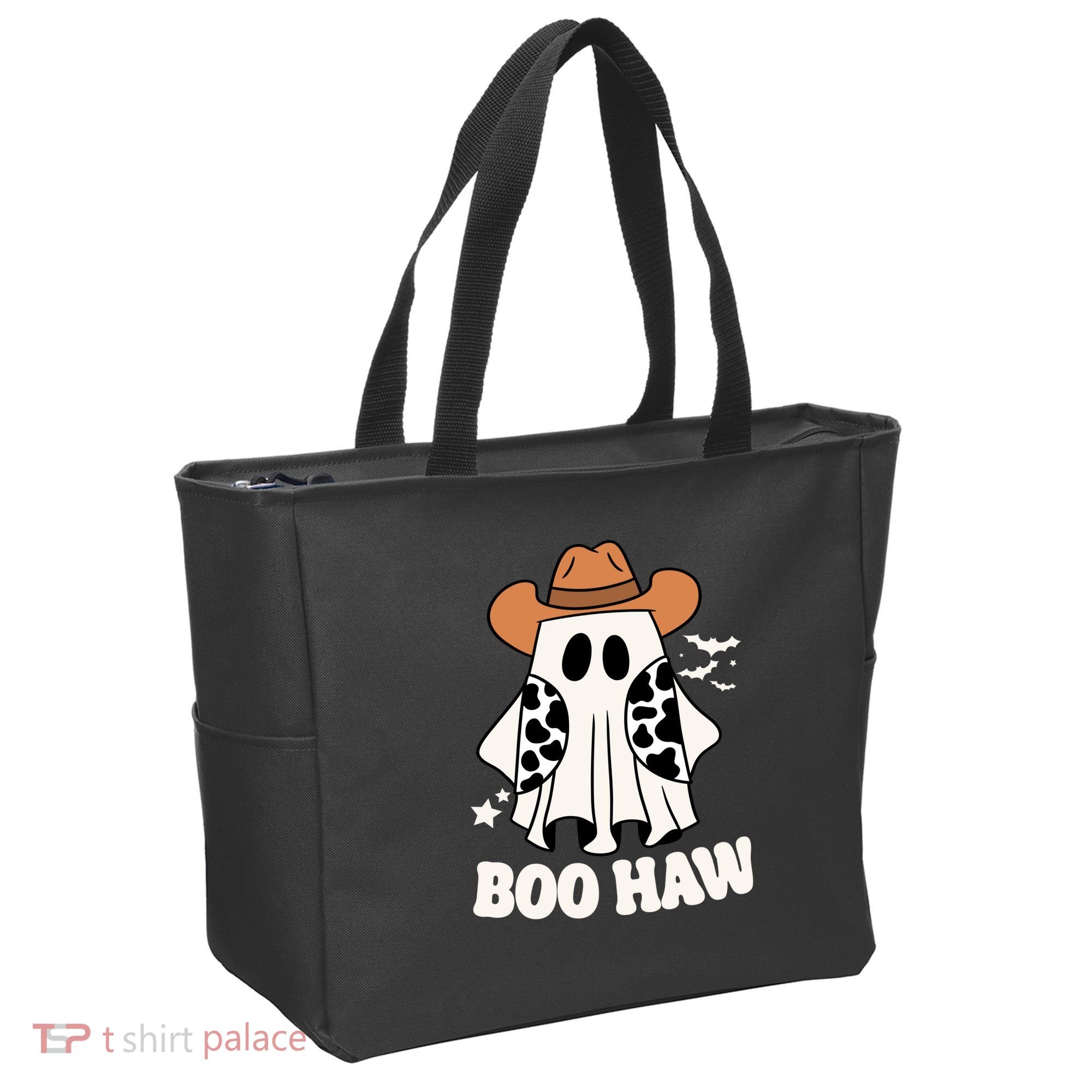 Boo Haw Country Ghost Funny Halloween Tote Bag