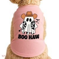 Boo Haw Country Ghost Funny Halloween Doggie Tank thumb 0