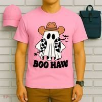 Boo Haw Country Ghost Funny Halloween T-Shirt thumb 6