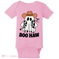 Boo Haw Country Ghost Funny Halloween Baby Bodysuit thumb 0
