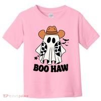 Boo Haw Country Ghost Funny Halloween Toddler T-Shirt thumb 0