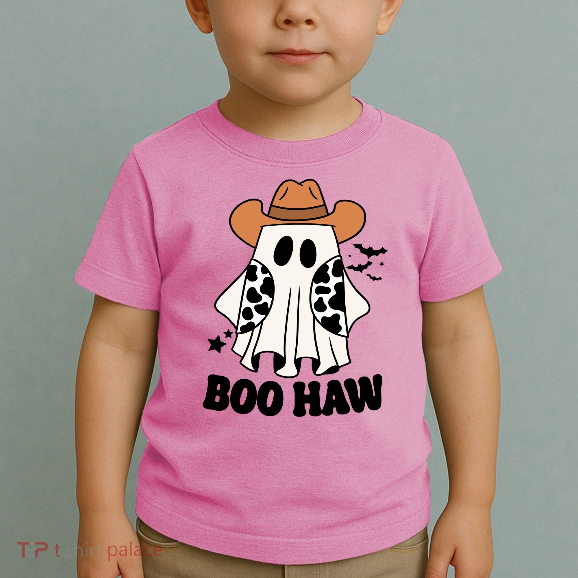 Boo Haw Country Ghost Funny Halloween Toddler T-Shirt
