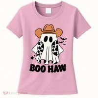 Boo Haw Country Ghost Funny Halloween Women's T-Shirt thumb 0