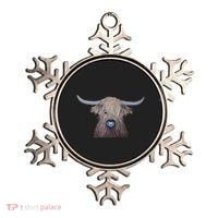 Bull Highland Cow Painting Charming Art Ornament thumb 0