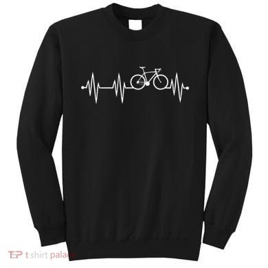 Bicycle Heartbeat Cycling For Cyclist Sweatshirt
