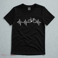Bicycle Heartbeat Cycling For Cyclist T-Shirt thumb 5