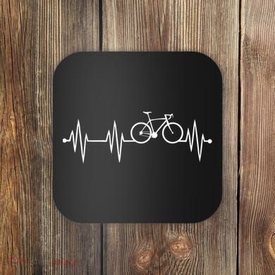 Bicycle Heartbeat Cycling For Cyclist Coaster