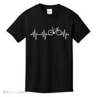 Bicycle Heartbeat Cycling For Cyclist Kids T-Shirt thumb 0