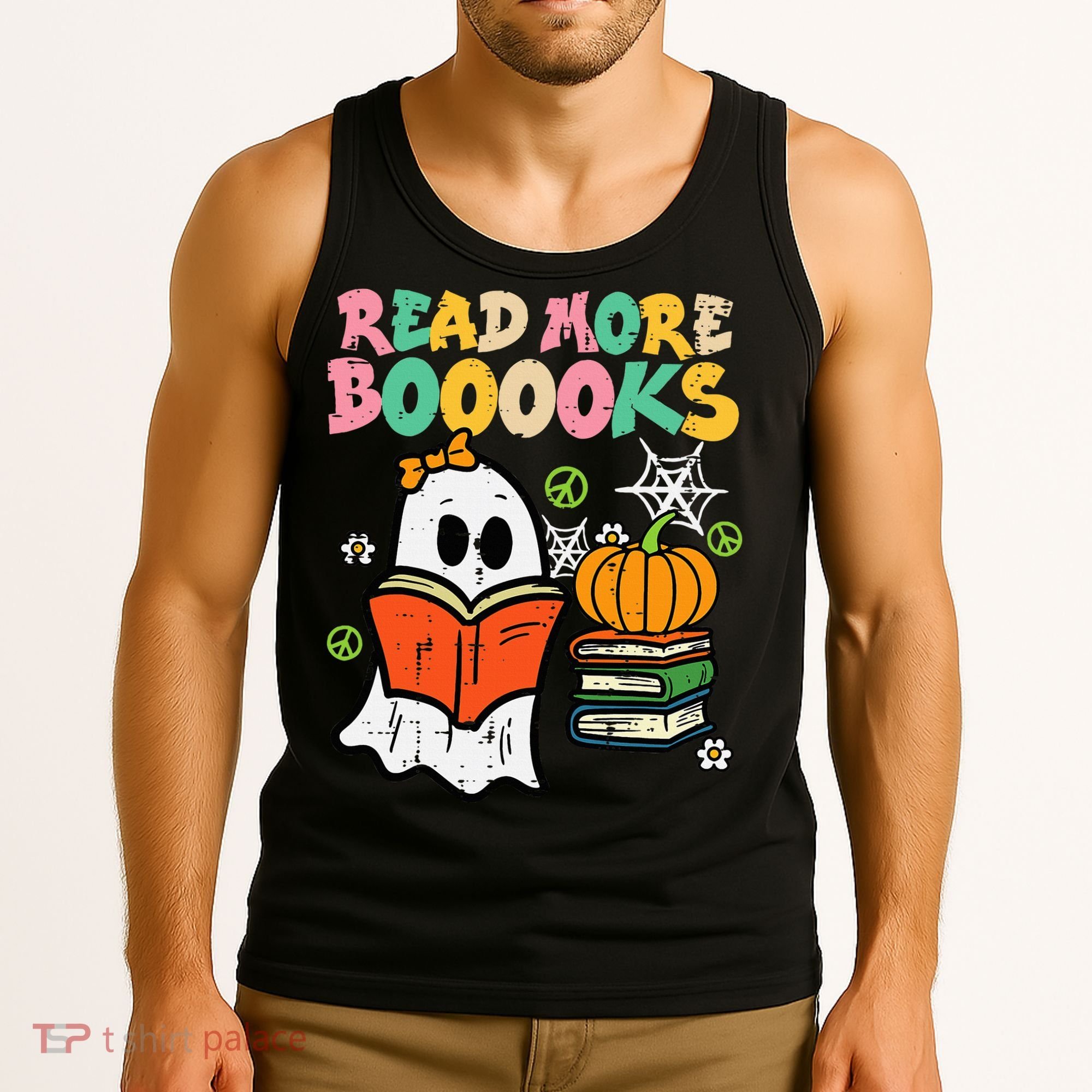 Bookworm Halloween Costume Tank Top