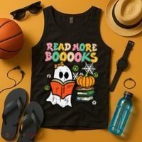 Bookworm Halloween Costume Tank Top thumb 4