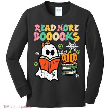 Bookworm Halloween Costume Kids Long Sleeve Shirt