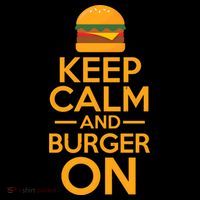 Burger Hamburger Cheeseburger Keep Calm And Burger On Gift Coffee Mug thumb 5