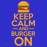 Burger Hamburger Cheeseburger Keep Calm And Burger On Gift Women's T-Shirt thumb 6