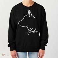 Blue Heeler Cattle Dog Profile Dog Mom Gift Present Cool Gift Women's Sweatshirt thumb 0